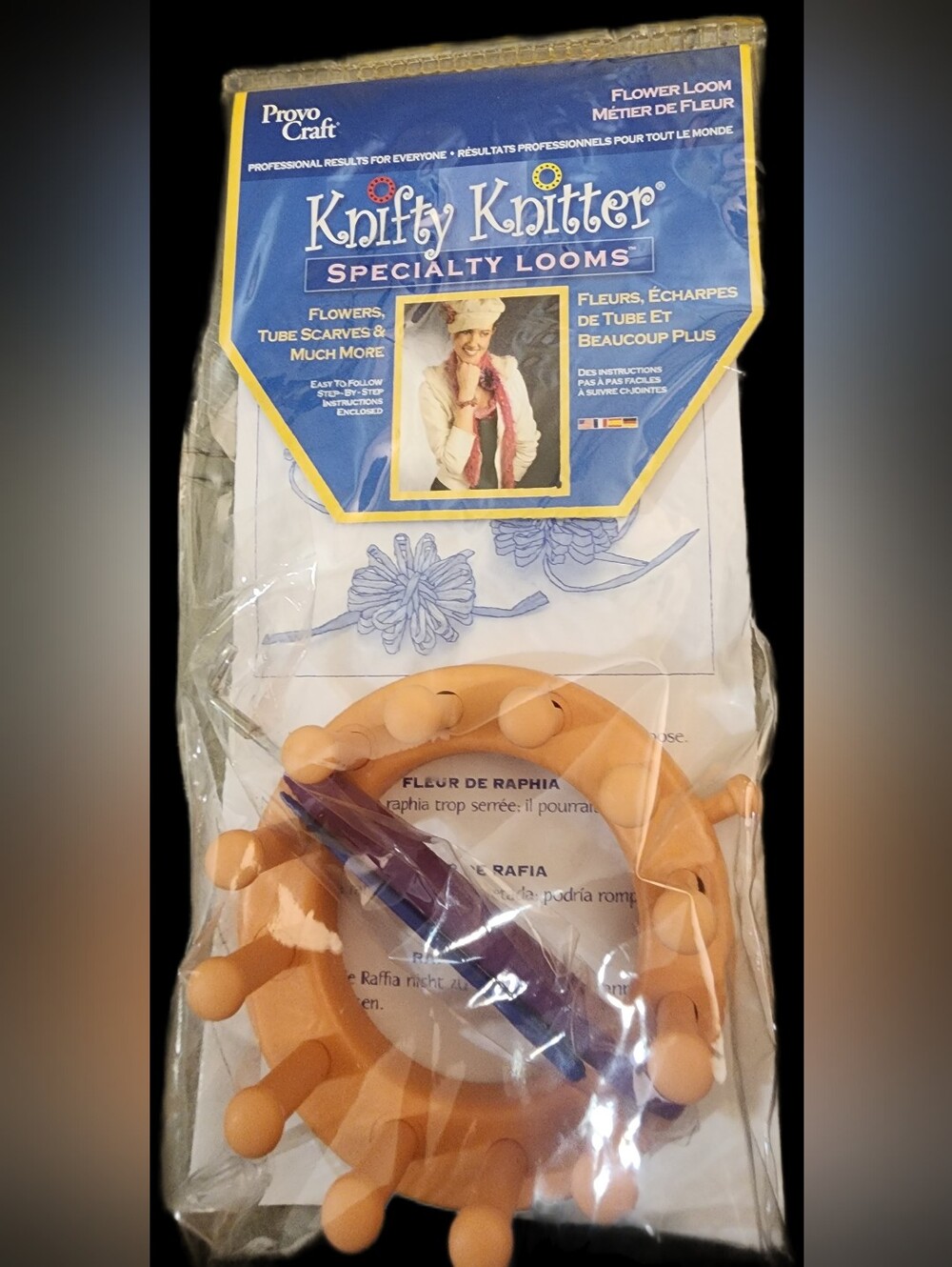 Knifty Knitter Flower Loom Provo Craft New